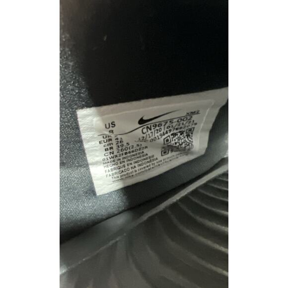 Nike Benassi JDI Slides Sandals Black/White Womens Size 8 CN9675-002 - Picture 8 of 8